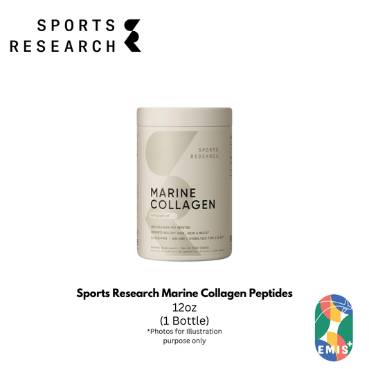 Sports Research Marine Collagen Peptides – Wild Caught Hydrolyzed Type I & III Collagen from Red Snapper & Barramundi for Ski