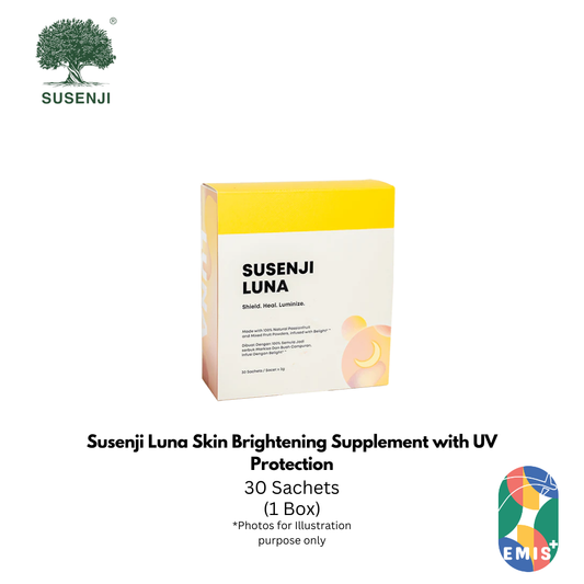 Susenji Luna Skin Brightening Supplement with UV Protection | Dark Spot Reduction | Hydration & Anti-Aging Formula