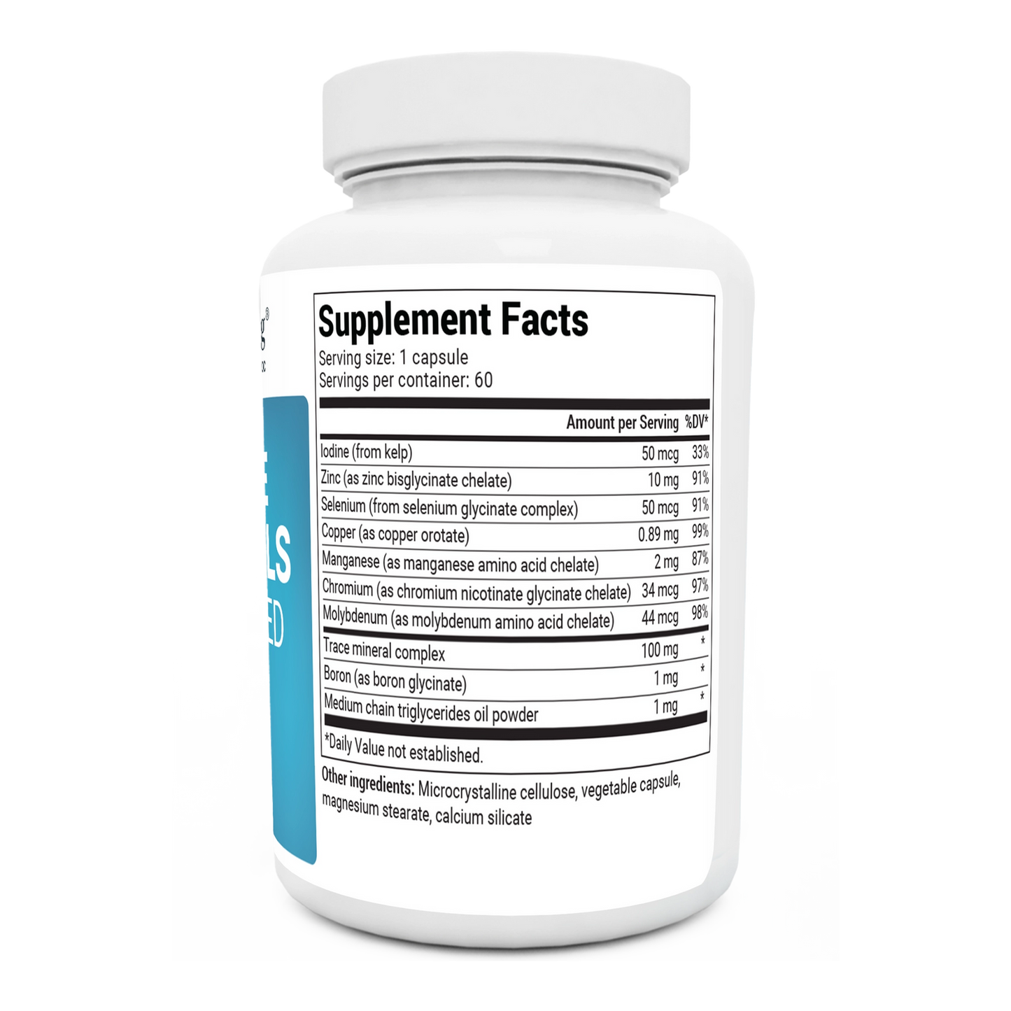 Dr Berg Trace Minerals Enhanced - 60 Capsules | Essential Nutrients for Optimal Health