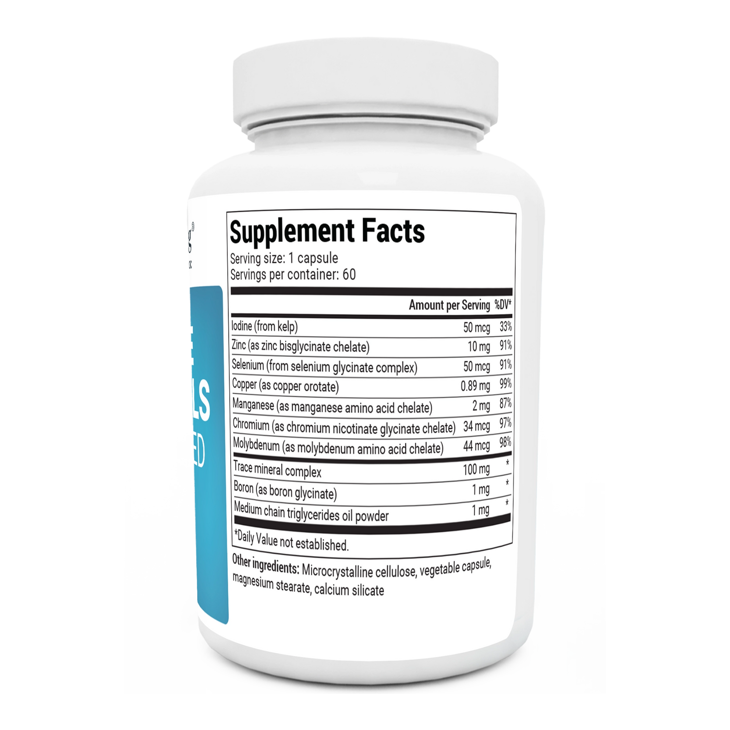 Dr Berg Trace Minerals Enhanced - 60 Capsules | Essential Nutrients for Optimal Health