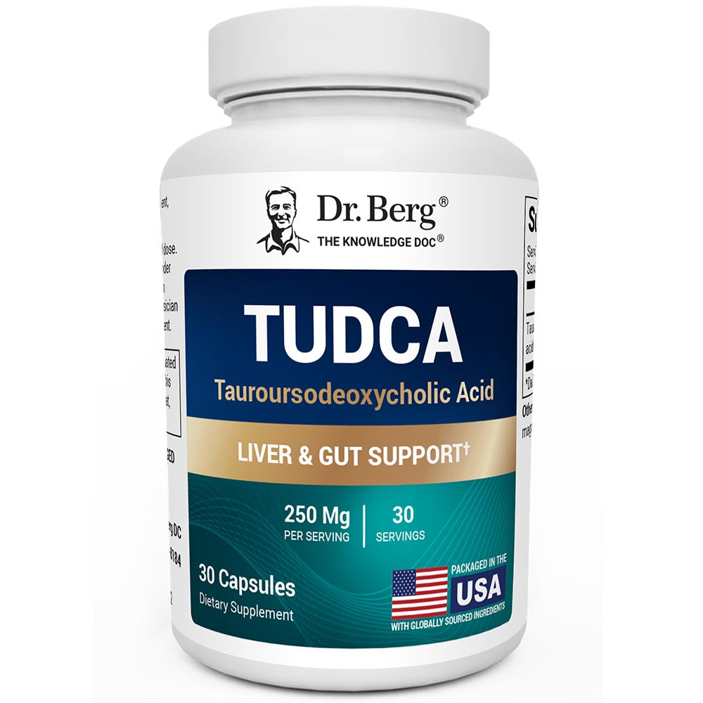 Dr Berg TUDCA: Advanced Liver & Gallbladder Support - 250 mg Capsules