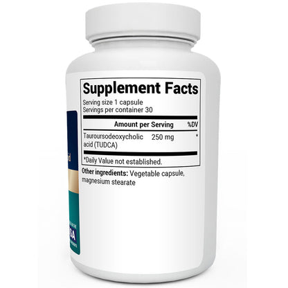 Dr Berg TUDCA: Advanced Liver & Gallbladder Support - 250 mg Capsules