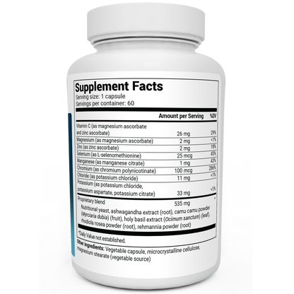 Dr. Berg Adrenal & Cortisol Support - Premium Stress Relief Formula