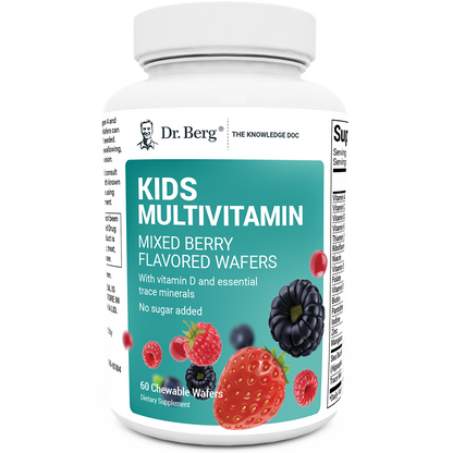 Dr Berg Kids Multivitamin: Delicious, Sugar-Free Chewables for Growing Bodies