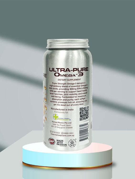 Herbal Pharm Ultra-Pure Omega-3 60 Softgels - Herbal Pharm Singapore