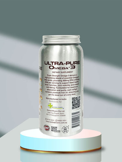 Herbal Pharm Ultra-Pure Omega-3 60 Softgels - Herbal Pharm Singapore