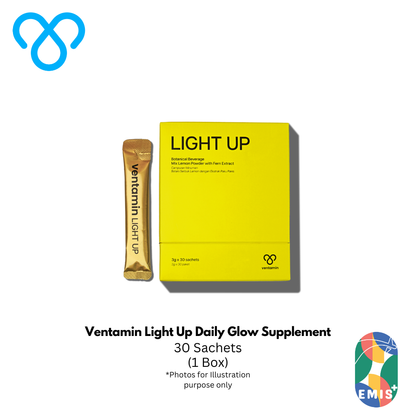 Ventamin Light Up Daily Glow Supplement for Brighter Skin Tone