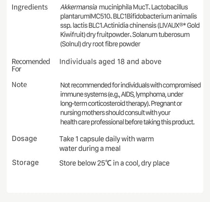 【Member Upgrade】TheroNomic Flora Reshape Akkermansia Buy 3 Get Free SGD9 voucher pack
