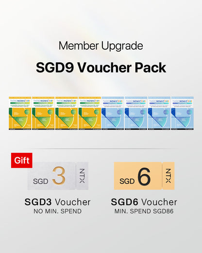 【Member Upgrade】TheroNomic Kids Complete Care *8 boxes Free SGD9 Voucher Pack