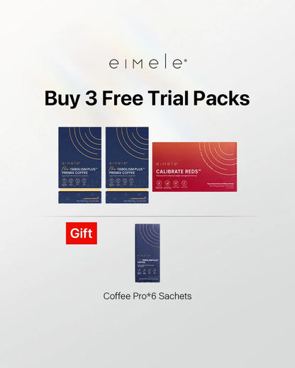 eimele Pro-tabolism Plus Coffee *2+Calibrate Reds*1 packs Free Coffee Pro 6 sachets