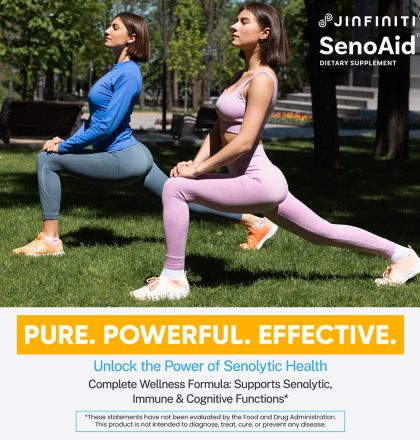 SenoAid™ Senolytic Supplement Complex - Advanced Cellular Health Support