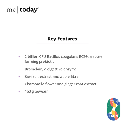 ME Today Complex Belly Bliss Powder with 2 Billion CFU Bacillus Coagulans, 150g