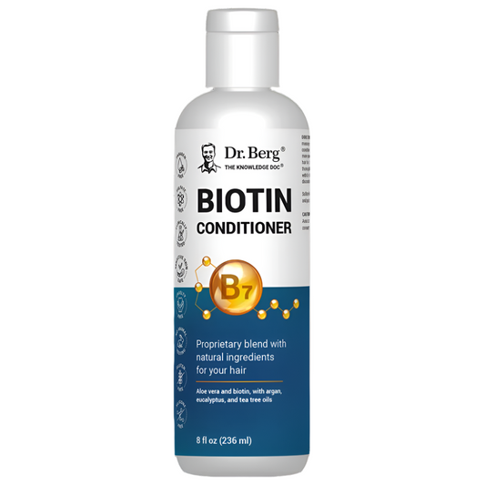 Dr. Berg Biotin Conditioner - New & Improved for Healthy, Vibrant Hair (8 fl oz)