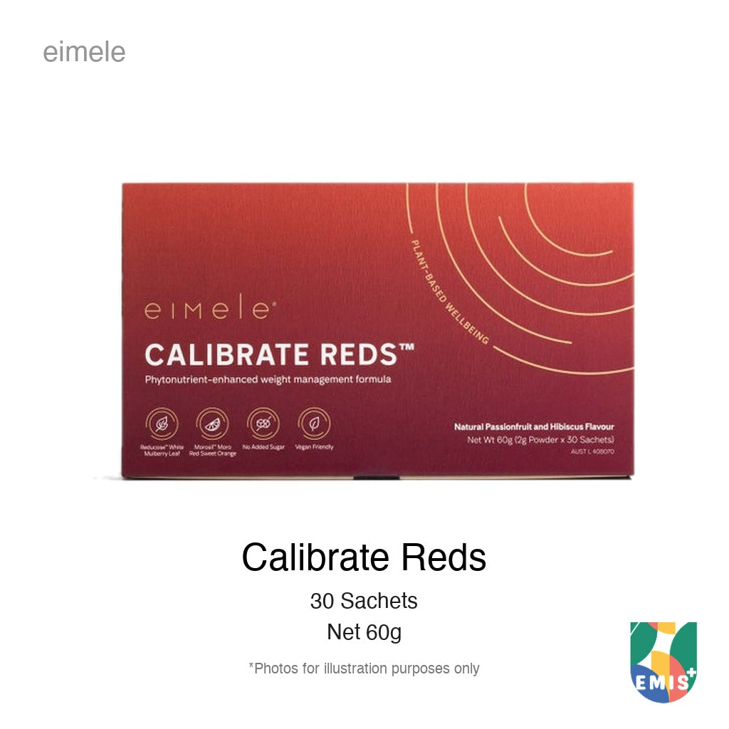 Eimele Calibrate Reds, box of 30 sachets, EMIS+ product image 1 of 4