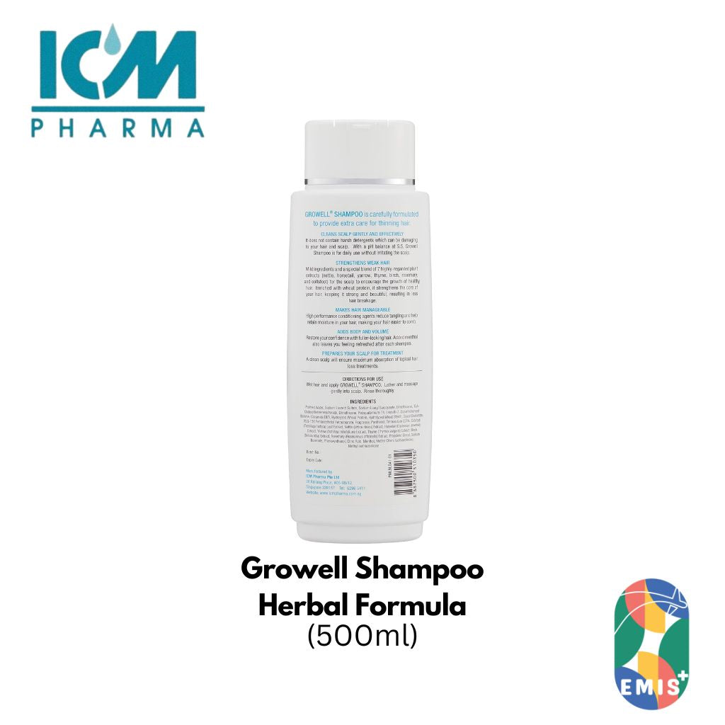 [500ml] Growell Shampoo Herbal Formula