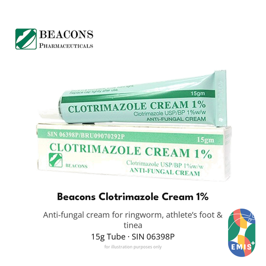 Beacons Clotrimazole Cream 1% 15g