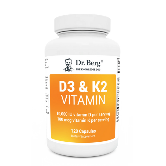 Dr. Berg's D3 & K2 Vitamin: Maximum Strength Support