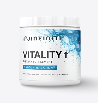 Jinfiniti Vitality NAD+ Booster Powder - 60g Supplement for Cellular Energy and Longevity Support