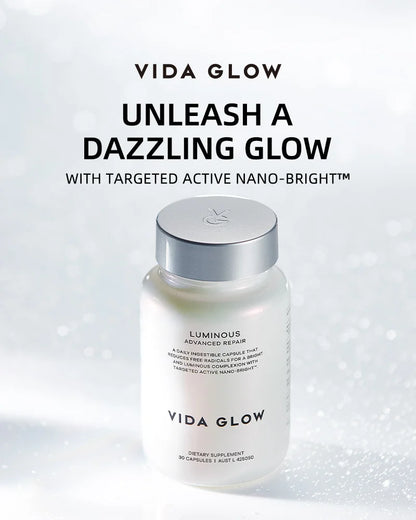 Vida Glow Luminous Capsules 30 capsules*3 bottles Free Luminous Capsules 7 Capsules