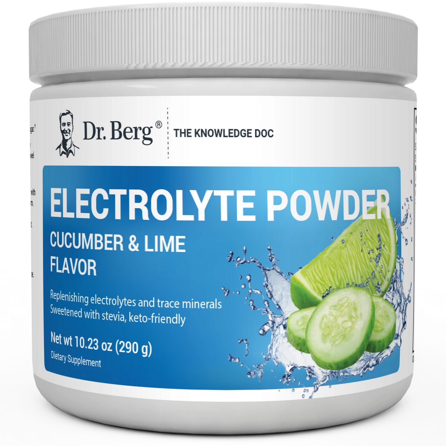 Dr. Berg Electrolyte Powder with 1000 mg of Potassium and Magnesium - Ultimate Hydration Support
