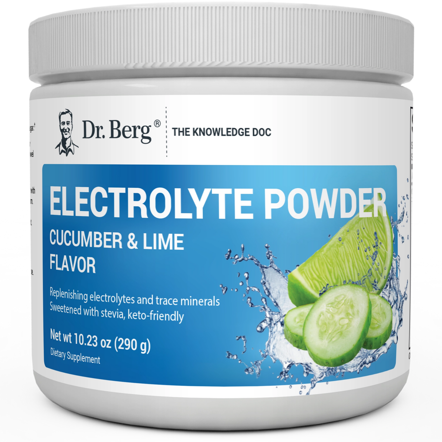 Dr. Berg Electrolyte Powder with 1000 mg of Potassium and Magnesium - Ultimate Hydration Support