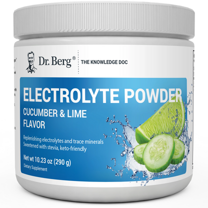 Dr. Berg Electrolyte Powder with 1000 mg of Potassium and Magnesium - Ultimate Hydration Support