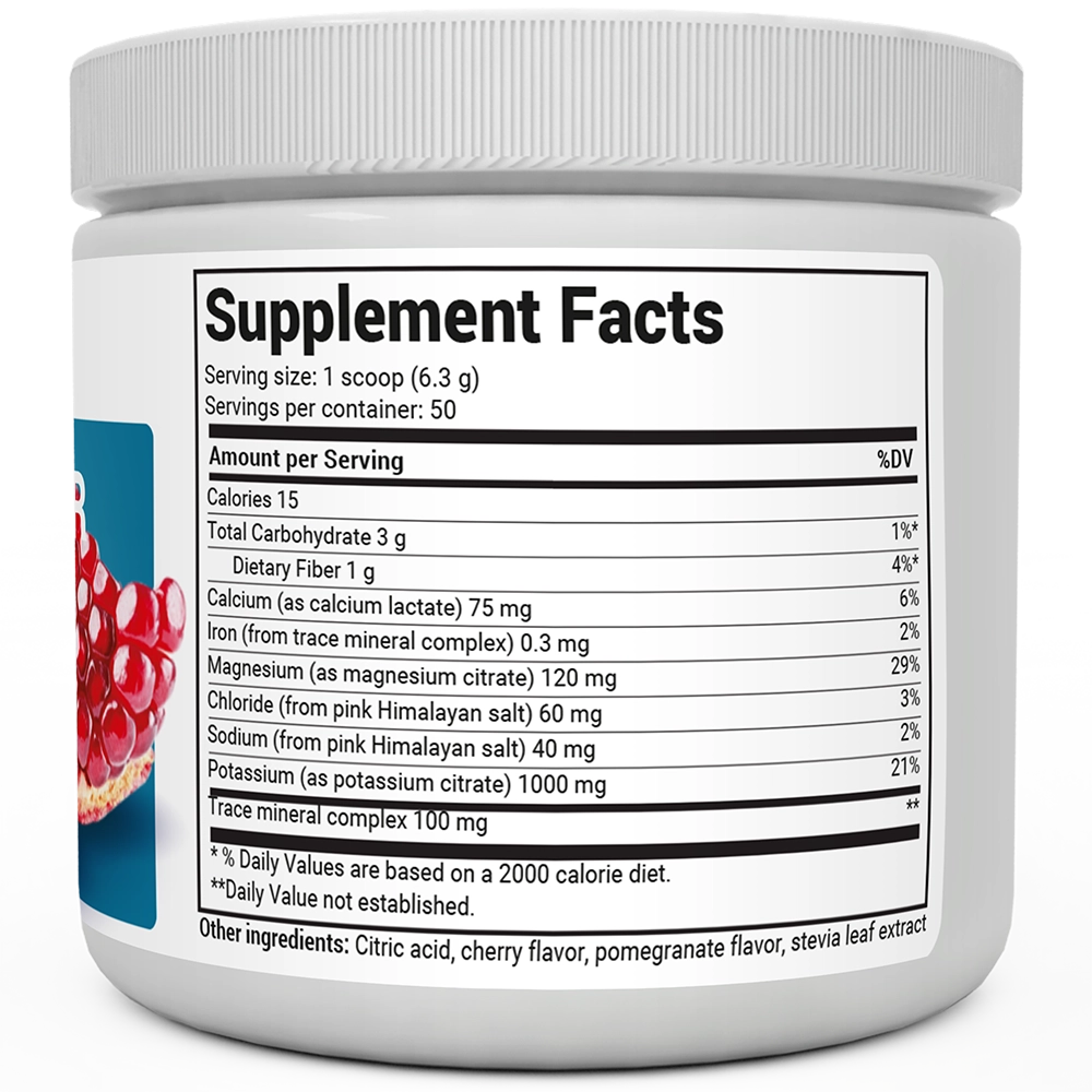 Dr. Berg Electrolyte Powder with 1000 mg of Potassium and Magnesium - Ultimate Hydration Support