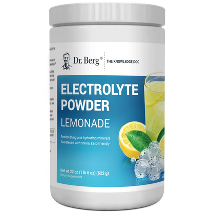 Dr. Berg Electrolyte Powder with 1000 mg of Potassium and Magnesium - Ultimate Hydration Support