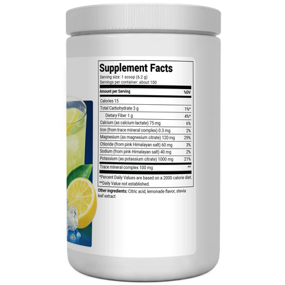 Dr. Berg Electrolyte Powder with 1000 mg of Potassium and Magnesium - Ultimate Hydration Support