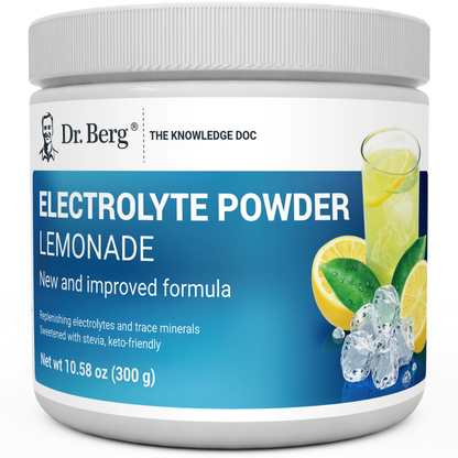 Dr. Berg Electrolyte Powder with 1000 mg of Potassium and Magnesium - Ultimate Hydration Support