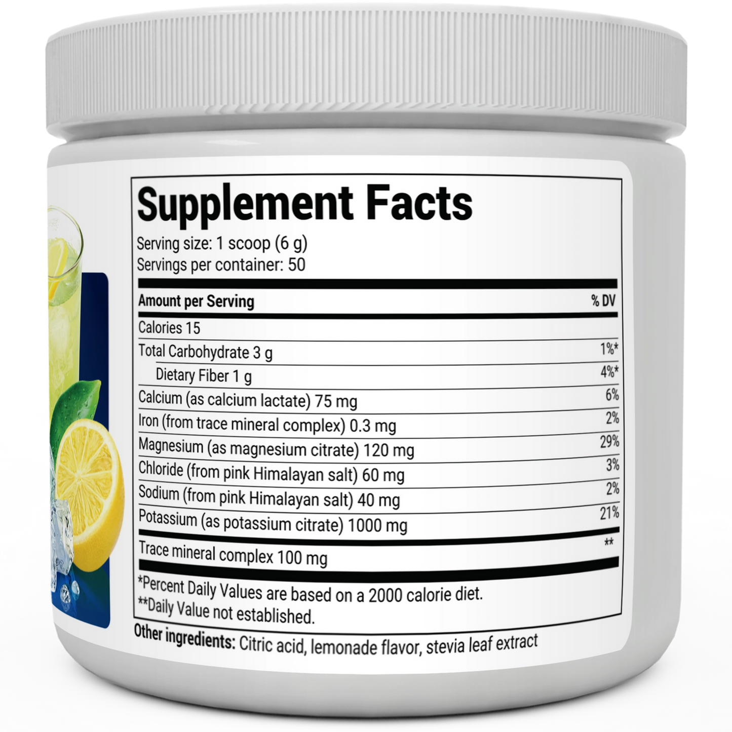 Dr. Berg Electrolyte Powder with 1000 mg of Potassium and Magnesium - Ultimate Hydration Support