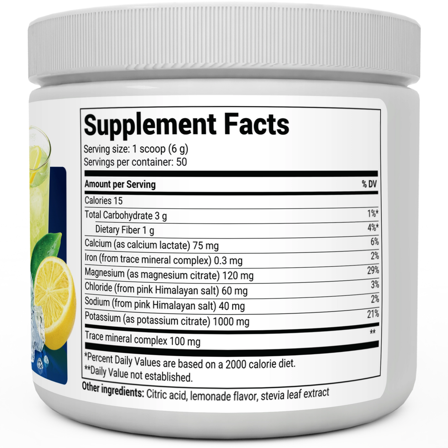 Dr. Berg Electrolyte Powder with 1000 mg of Potassium and Magnesium - Ultimate Hydration Support