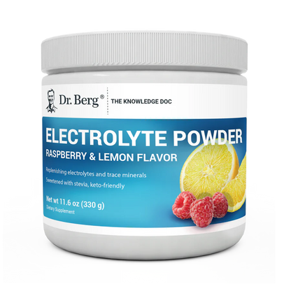 Dr. Berg Electrolyte Powder with 1000 mg of Potassium and Magnesium - Ultimate Hydration Support