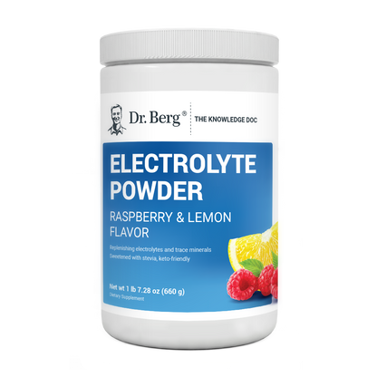 Dr. Berg Electrolyte Powder with 1000 mg of Potassium and Magnesium - Ultimate Hydration Support