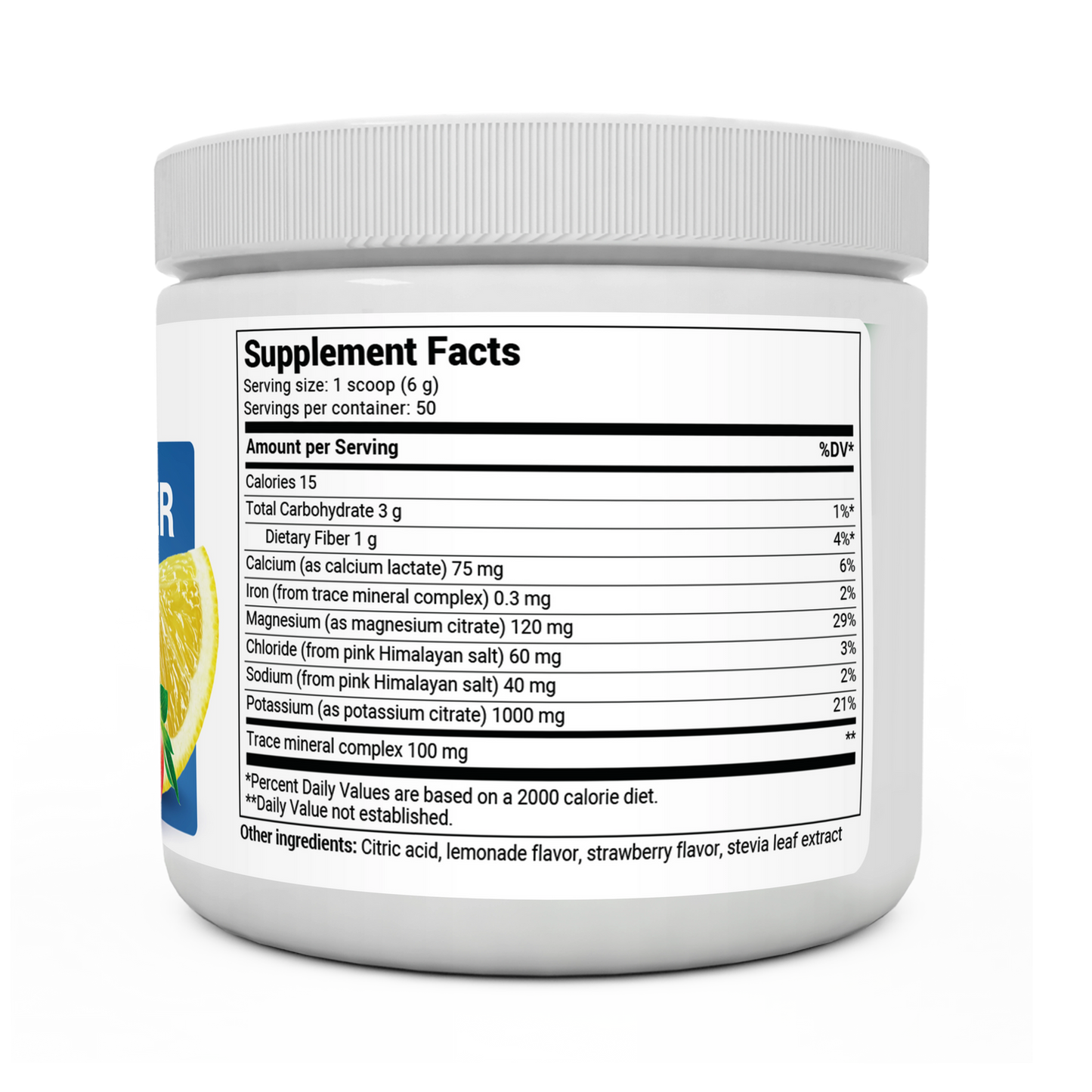 Dr. Berg Electrolyte Powder with 1000 mg of Potassium and Magnesium - Ultimate Hydration Support