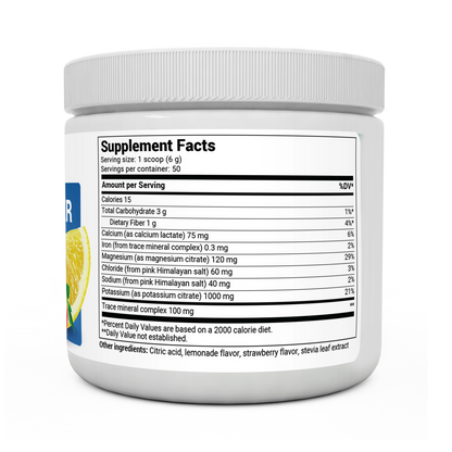 Dr. Berg Electrolyte Powder with 1000 mg of Potassium and Magnesium - Ultimate Hydration Support