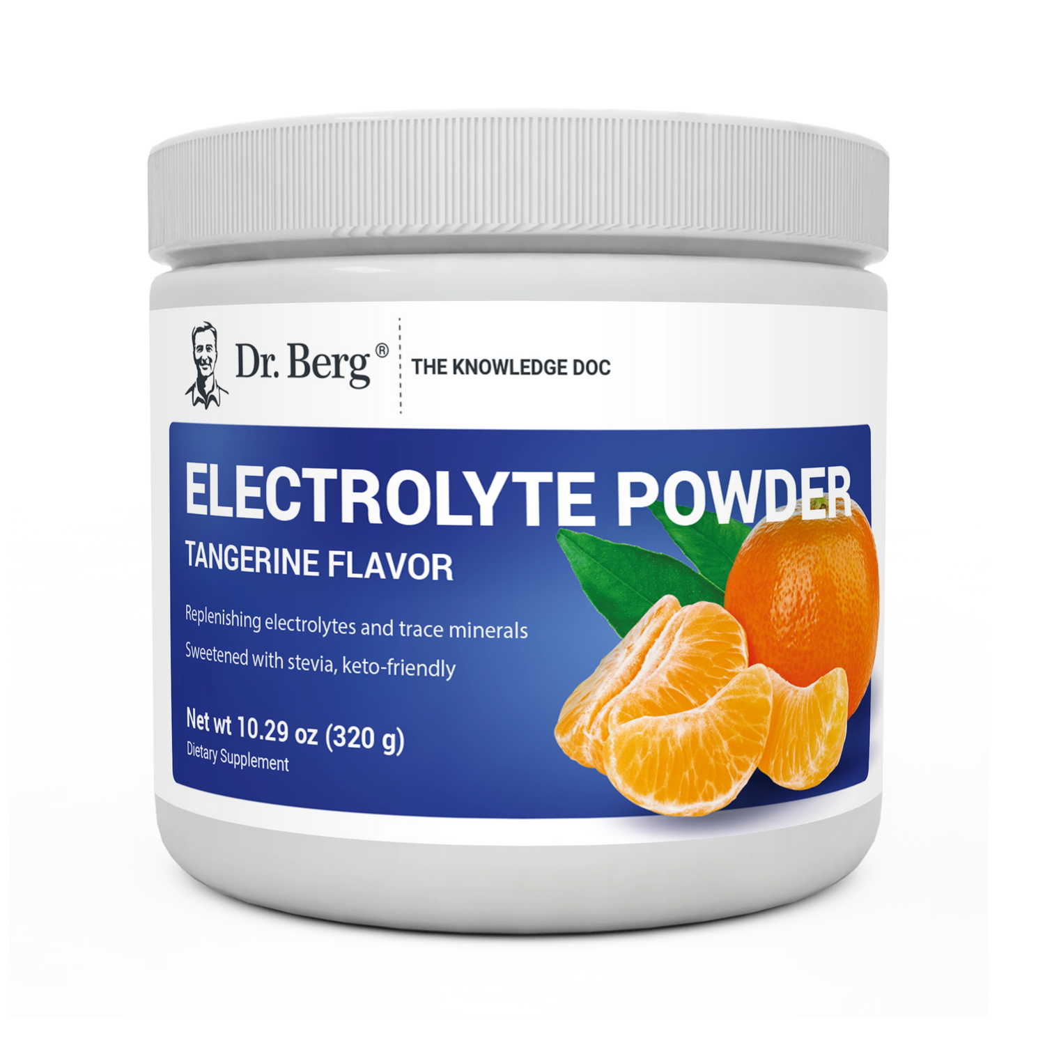 Dr. Berg Electrolyte Powder with 1000 mg of Potassium and Magnesium - Ultimate Hydration Support