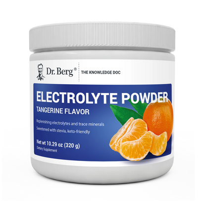 Dr. Berg Electrolyte Powder with 1000 mg of Potassium and Magnesium - Ultimate Hydration Support