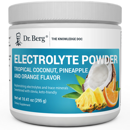 Dr. Berg Electrolyte Powder with 1000 mg of Potassium and Magnesium - Ultimate Hydration Support