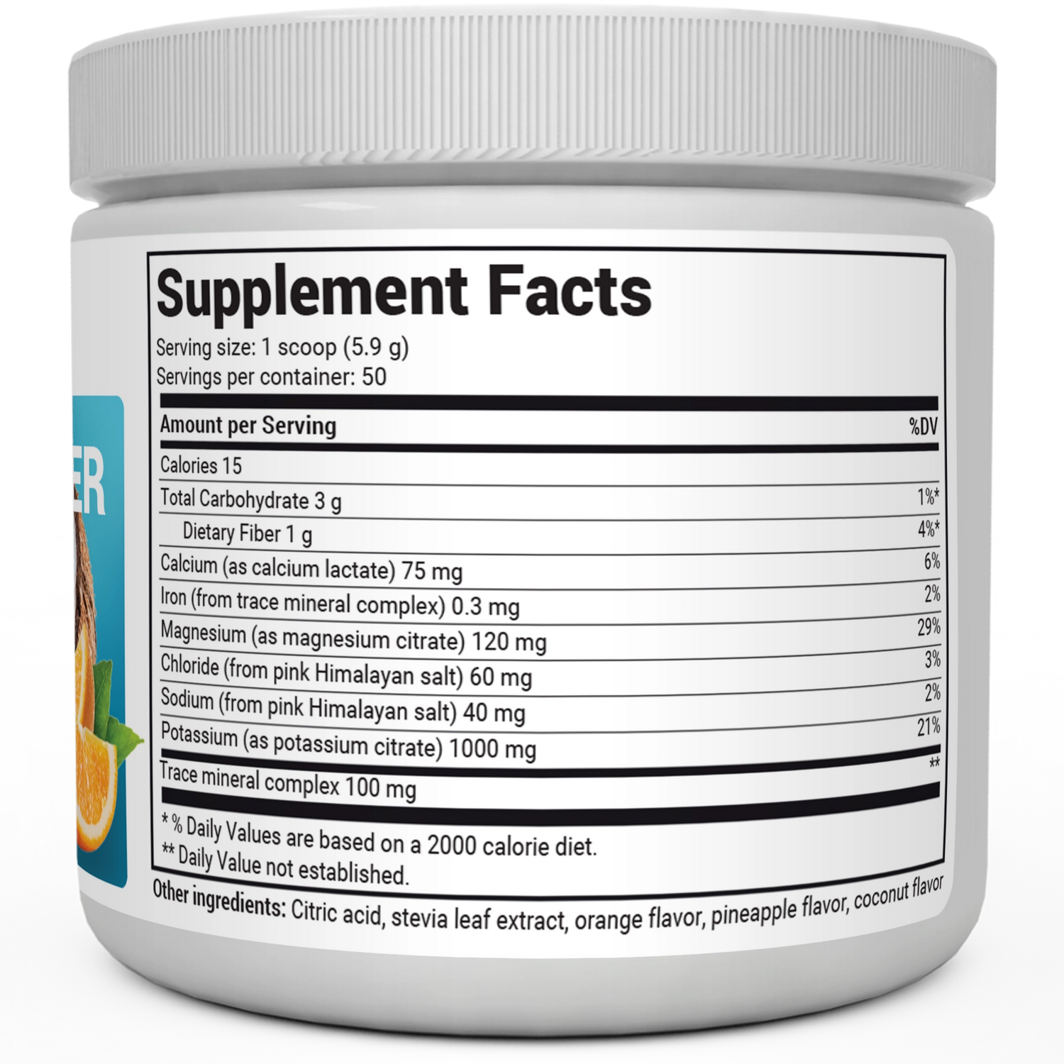 Dr. Berg Electrolyte Powder with 1000 mg of Potassium and Magnesium - Ultimate Hydration Support