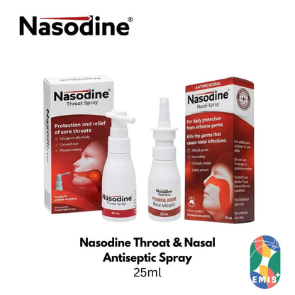 Nasodine Nasal Antiseptic Sinus Spray 25ml