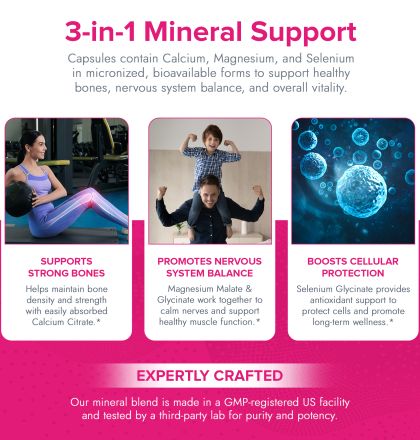 Vital Minerals Chelated Mineral Complex - High Absorption Supplement by Jinfiniti