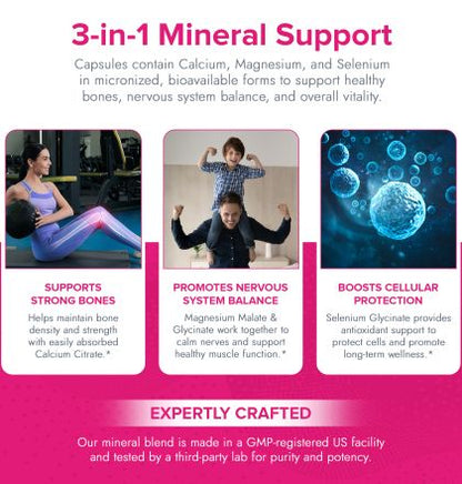 Vital Minerals Chelated Mineral Complex - High Absorption Supplement by Jinfiniti