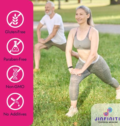 Jinfiniti Vitamin D3 + K2 Supplement with Coconut Oil - 180 Softgels