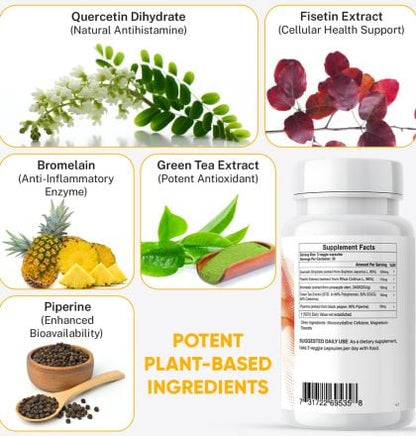SenoAid™ Senolytic Supplement Complex - Advanced Cellular Health Support