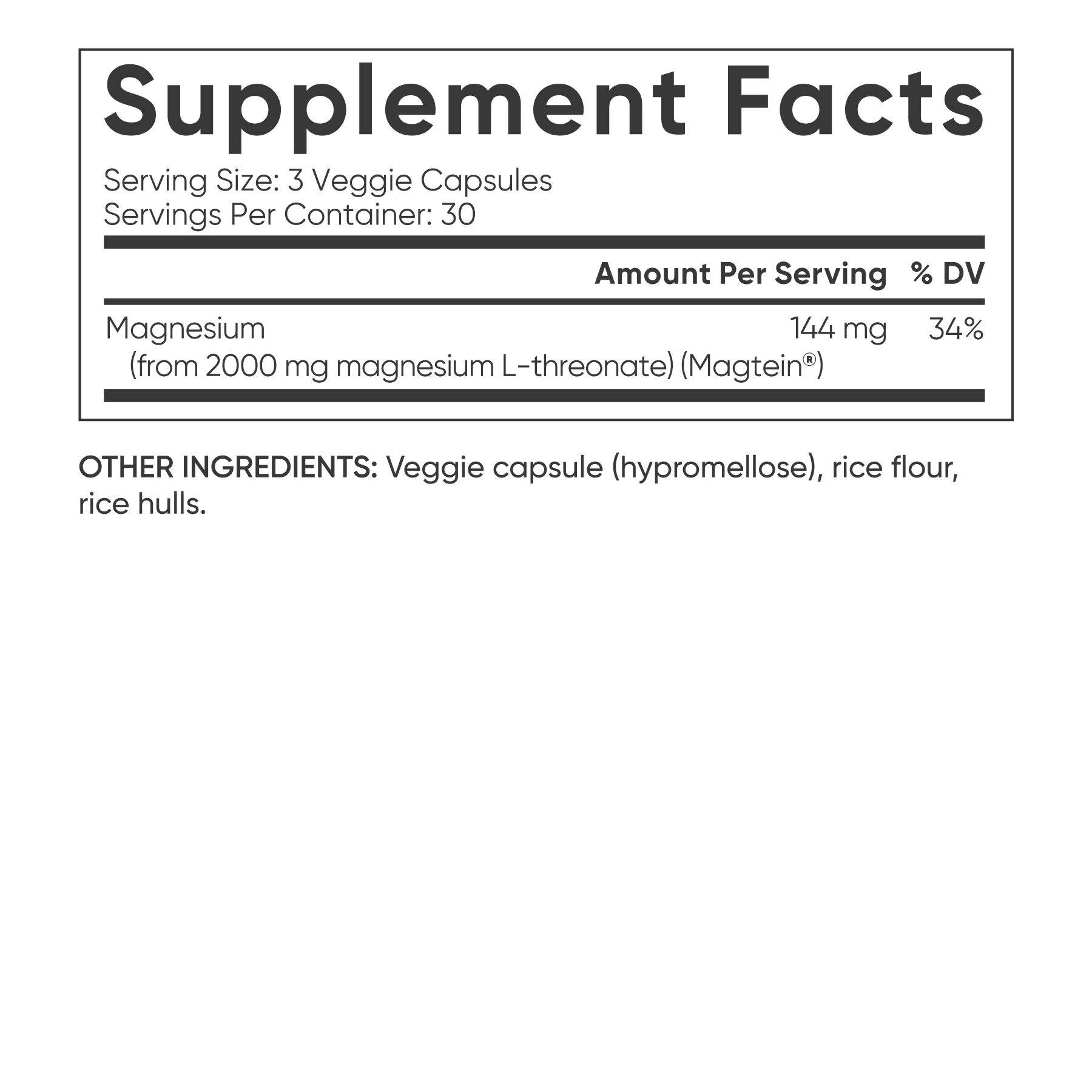 Magnesium L-Threonate by Sports Research