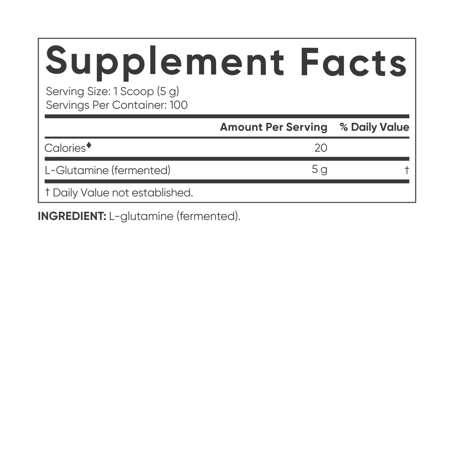 L-Glutamine by Sports Research
