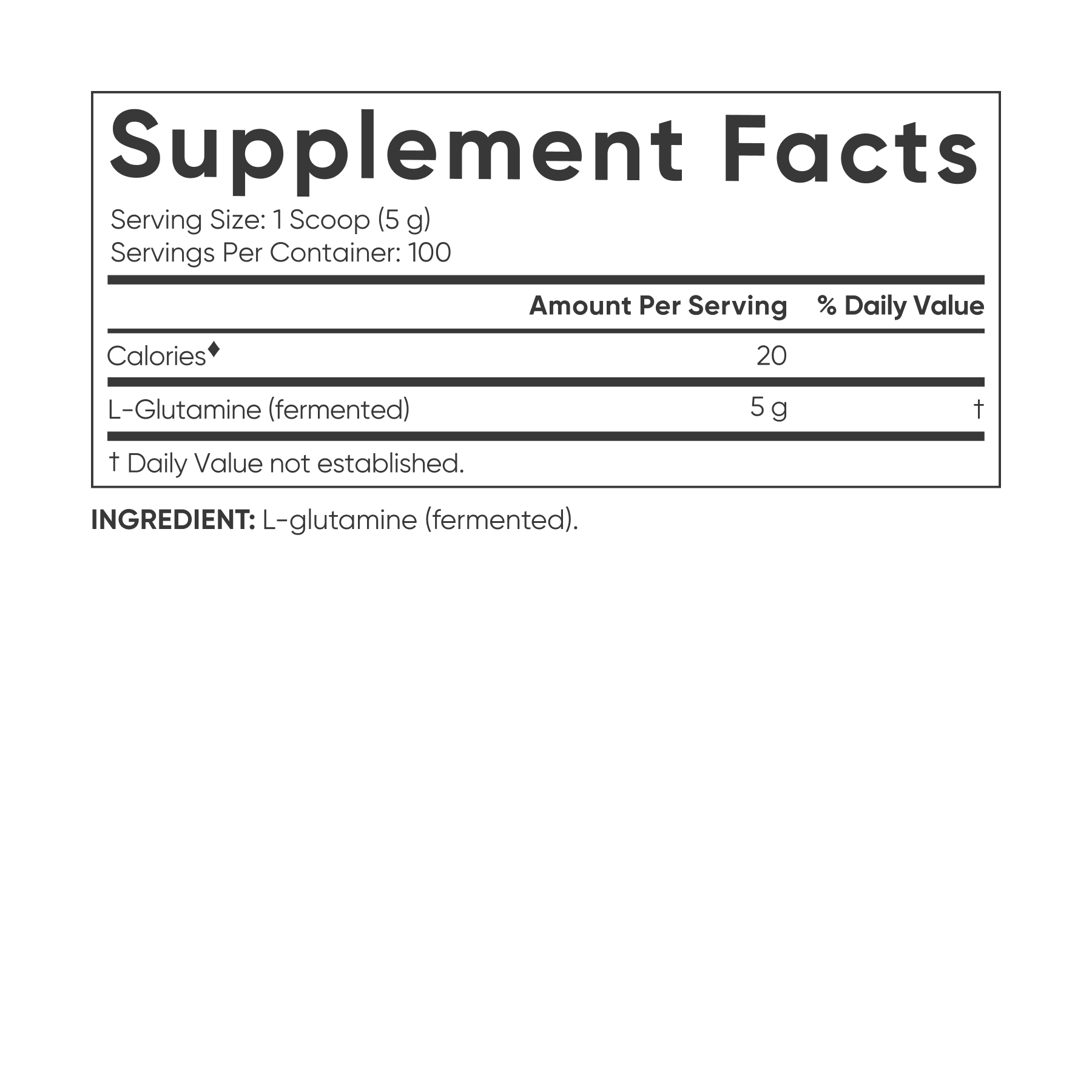 L-Glutamine by Sports Research