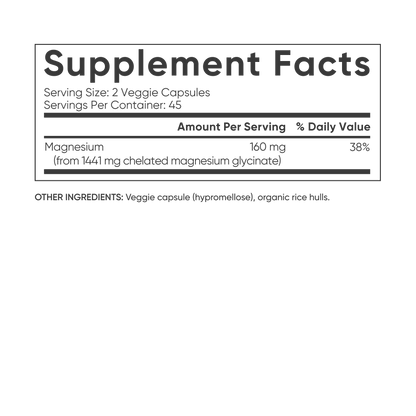 Sports Research Magnesium Glycinate for Sleep and Relaxation
