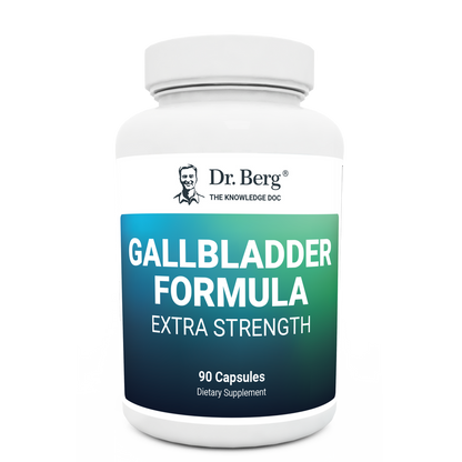 Dr Berg Gallbladder Formula Extra Strength: Advanced Digestive Support with Ox Bile & Enzymes - 90 Caps